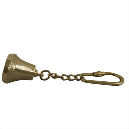 Key Ring Brass Polish Hand Bell