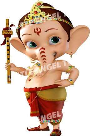 Wooden Ganesh Lord Toys Age Group: 3-5