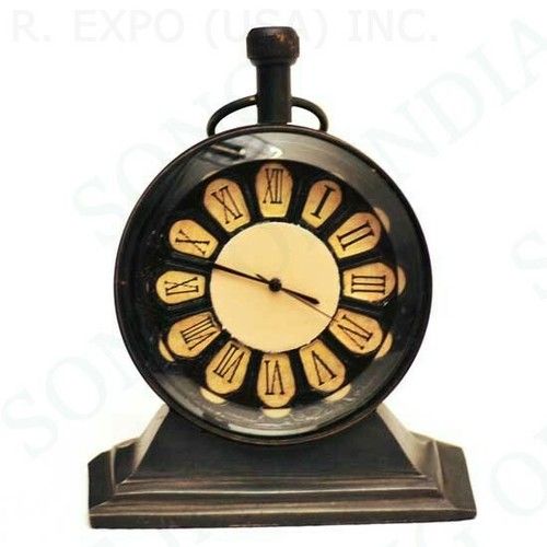 Antique Wooden Table Clock