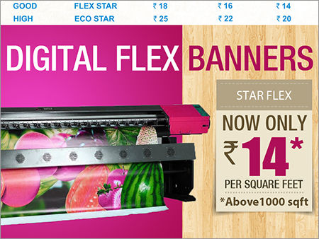 Star Flex Banner Printing in Guindy, Chennai - Sign Trade