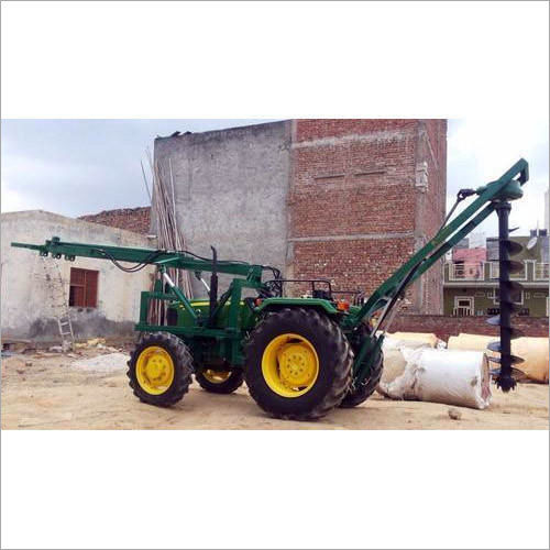 Agriculture Tractor Mounted Pole Erection Machine