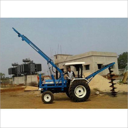 Pole Erection Pilling Ground Mounted Transit Machine