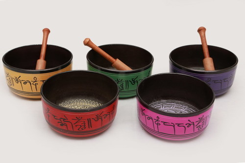 Religious Mani Style Singing Bowls