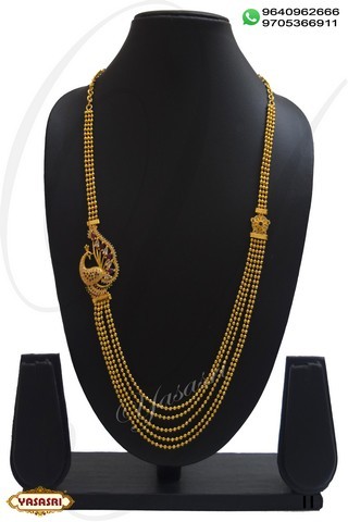 Cz Side Bit Haram - Gold Plated, 30 Grams | Imitation Stone Finish, Perfect for Weddings and Parties