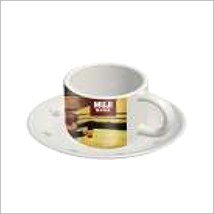 Cup & Saucer - Porcelain, Cup 80mm D x 60mm H, Saucer 140mm D, White | Dishwasher Safe, Durable, Easy to Clean, Elegant Design, Microwave Safe