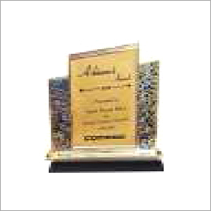 Metal Award With Black Base