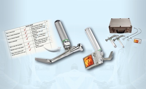 Truview EVO2 and Premier Intubation Trainer Kit - Stainless Steel, Adult Use | Full Visualization for ETT Placement, Reduced Patient Trauma, Continuous Oxygen Insufflation, Digitally Records Laryngeal View