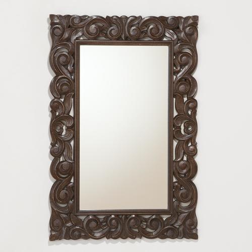 Hand Carved Mirror Frame Length: 5  Centimeter (Cm)
