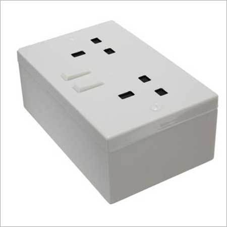 White Plug Socket Box