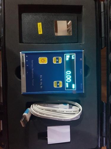 Surface Roughness Tester - Metal Blue Pocket Model | High-Speed DSP, OLED Screen, USB Data Output, Measures Ra & Rz Parameters, Rechargeable Battery