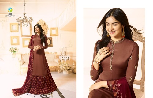 Cotton Silk Heavy Anarkali Suit