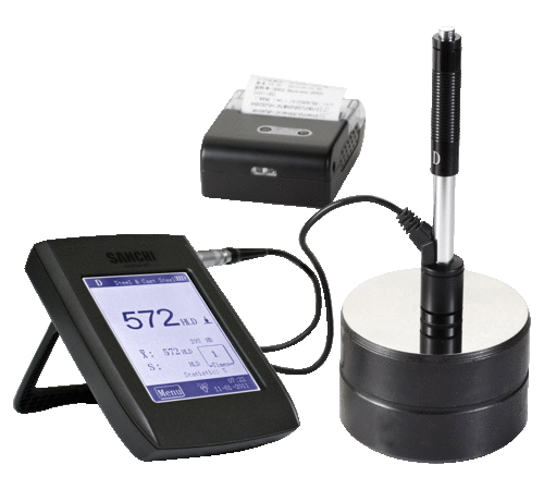 Digital Portable Hardness Tester - Plastic, 130mm x 86mm x 28mm | Wireless IR Communication, Touch Screen, Auto Weight Compensation