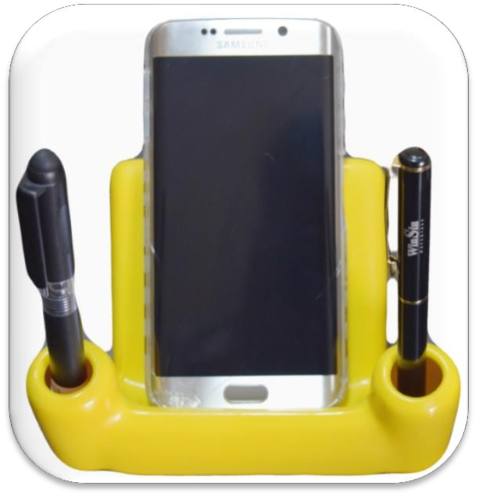 Multi Utility Mobile Holder With Pen Stand