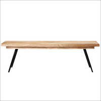 Teak Industrial Bench