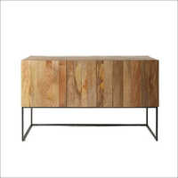 Teak Industrial Sideboard