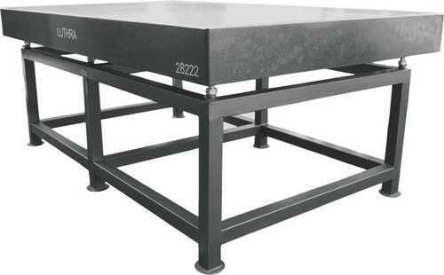 Granite Surface Plate - 250x250x50 mm Grade 0 Silver Color High Rigidity Corrosion Resistant Velvet Finish Economical Maintenance Free