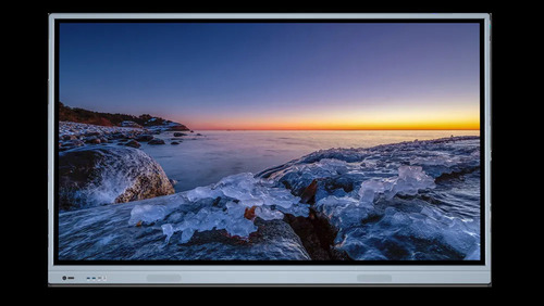 Interactive Flat Panel Display - Color: White And Gray