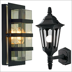Black Coach Lantern Wall Light