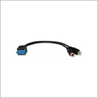 Captive Screw to RCA Female Audio Adapter
