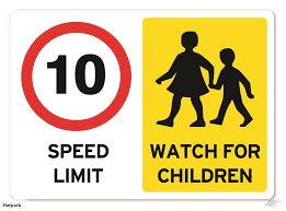 Speed Limit Sign Board
