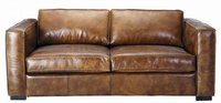2 seater leather sofa