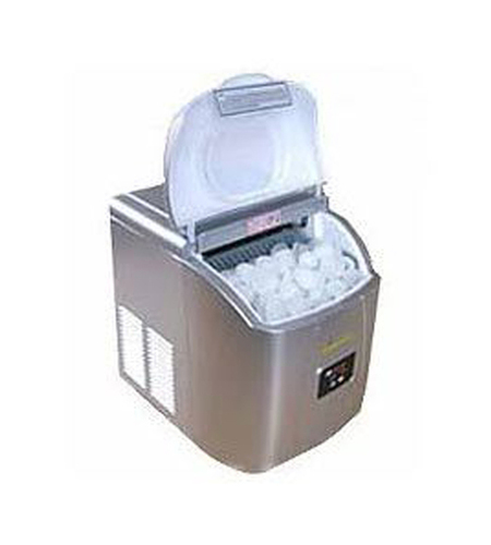 Ice Cube Making Machine - 40 lbs/Day Stainless Steel | 13.5 x 12 x 16 Inches 150 Watts Power Consumption
