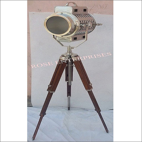 Nautical Tripod Spot Search Floor Light