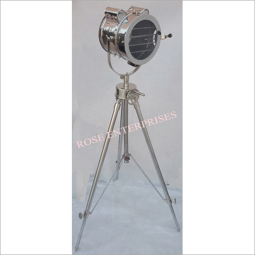 Nickel Plated Tripod Spot Search Light