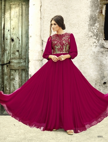 Cotton Heavy Anarkali Suit