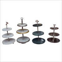 Black And White 3 Tier Cake Stand
