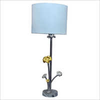 Decorative Table Lamp - Brass, 16.1 X 11 X 11 Inch | Elegant Modern White Design, Energy Saving Light Source