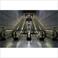 Commercial Escalator - Stainless Steel, Customizable Dimensions | Variable Speed, Up To 10,000 Kg Load Capacity, Low Power Consumption, Quiet Operation, Safety Features Including Emergency Stop And Step Sensors