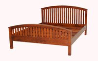 Solid Hardwood Bed