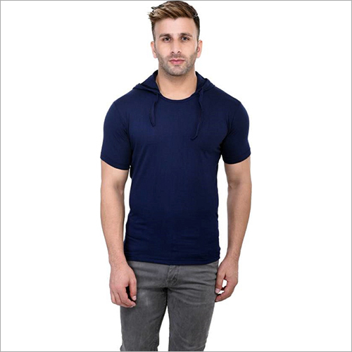 Half Sleeve Hooded T-Shirt