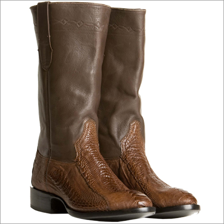 Leather High Ankle Boot - Genuine Leather, Size 7-12, Brown | Lace-up, Durable, Comfortable, Stylish, Leather Sole