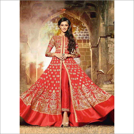 Ladies Front Slit Cut Suit