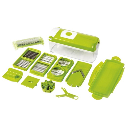 Green And White 10 In 1 Vegetable Cutter