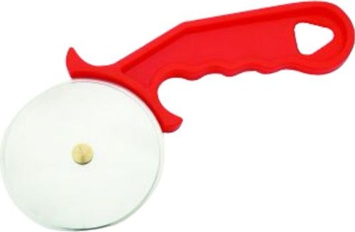 Red And Silver Pizza Cutter