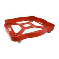 Lpg Cylinder Trolley - Abs Plastic Material, Standard Size, Green Color | Durable Design For Easy Transport And Secure Cylinder Handling