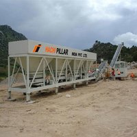 Wet Mixer Plant Four Bin Feeder 5 Cum, 31-54 Ton Capacity, 45-90 Hp Load | Efficient Mixing, Modular Design, Precise Control