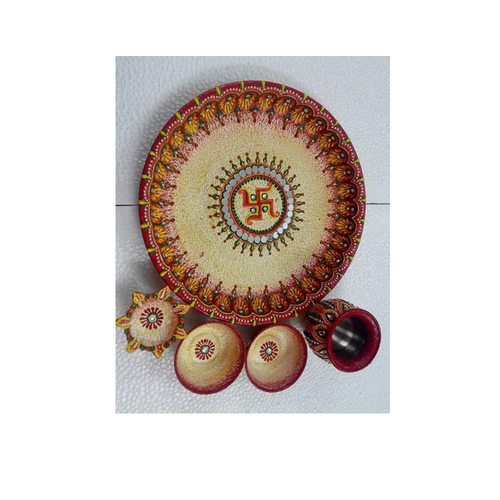 नवरात्रि पूजा थाली