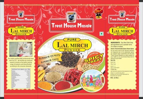 LAL Mirch Packaging Pouches