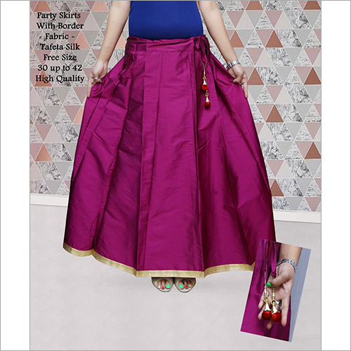 Tafeta Silk Skirt Rani