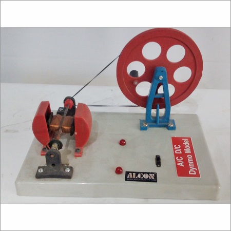 Red And Blue Ac Dc Dynamo Model