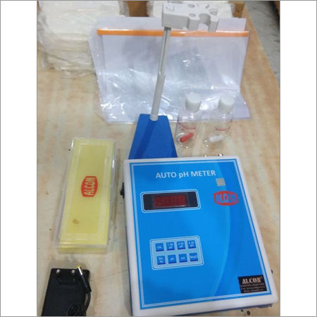 Blue Auto Ph Meter