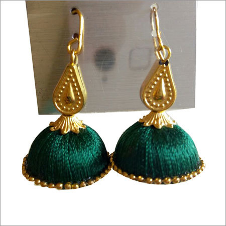 Silk Thread Jhumkas