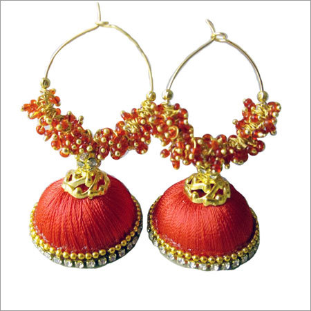 Thread Jhumkas