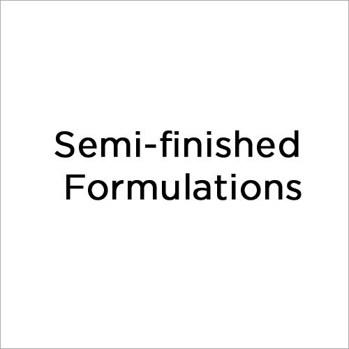 Supplier of Semi-finished Formulations