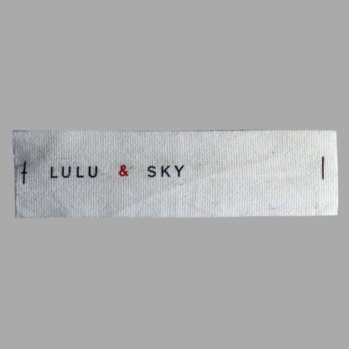 Cotton Printed Label