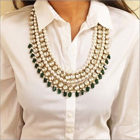 Kundan Necklace Gender: Women